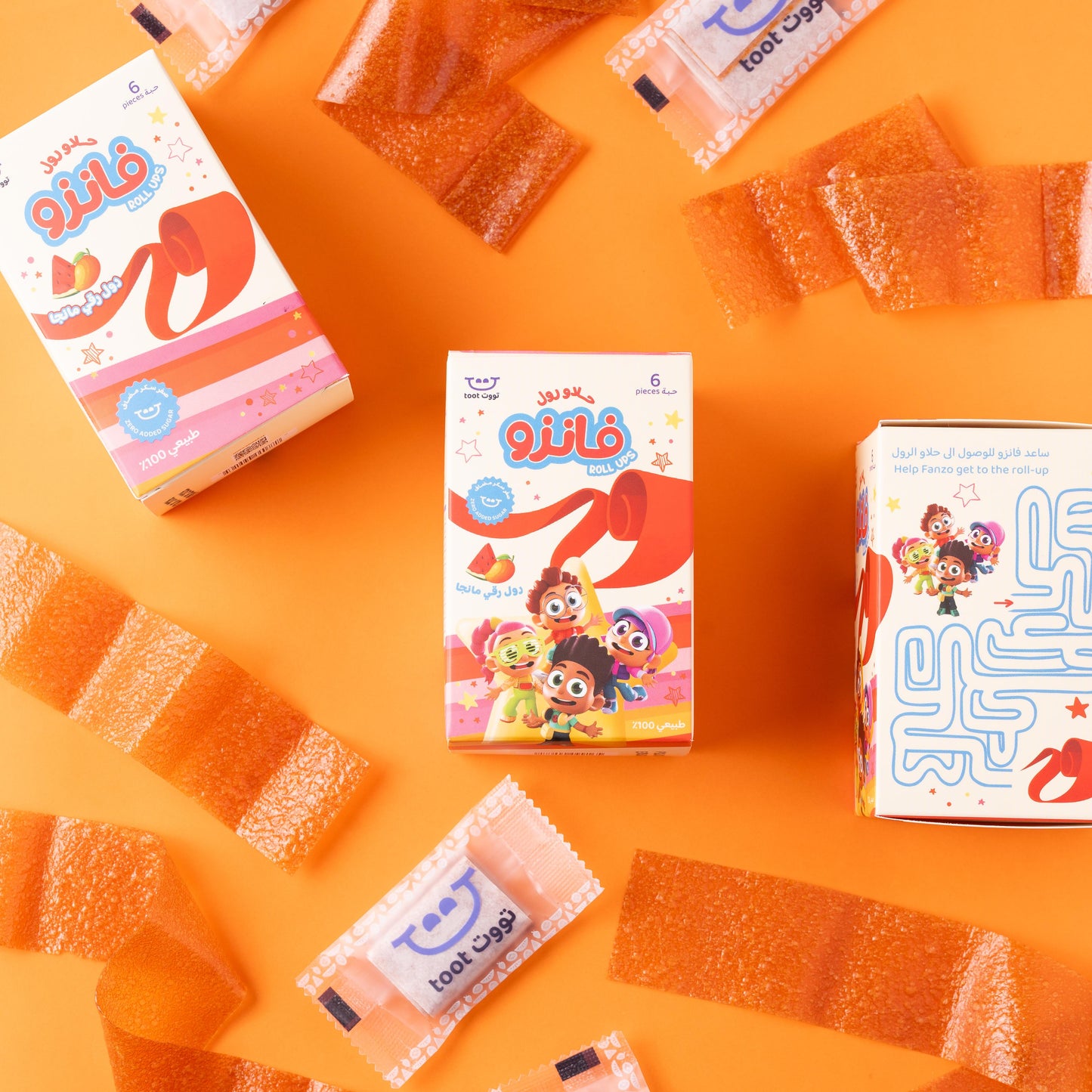 watermelon roll - حلاو الرقي ( Fanzo - فانزو ) small size