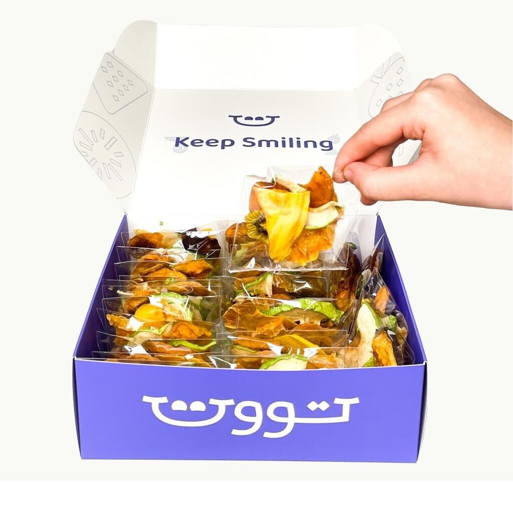 صندوق الفواكه المشكلة  / Mix dried fruit box